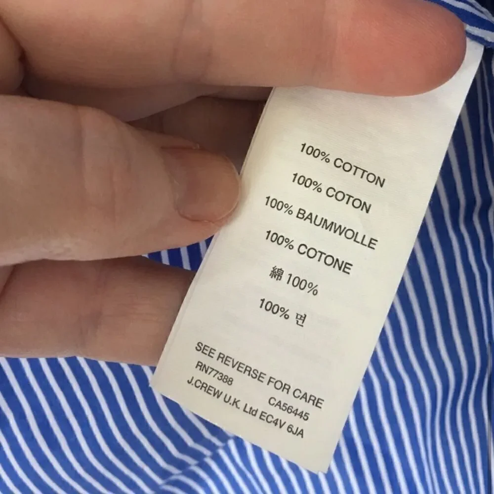 J. Crew Blue White Striped Classic Blazer Size 6